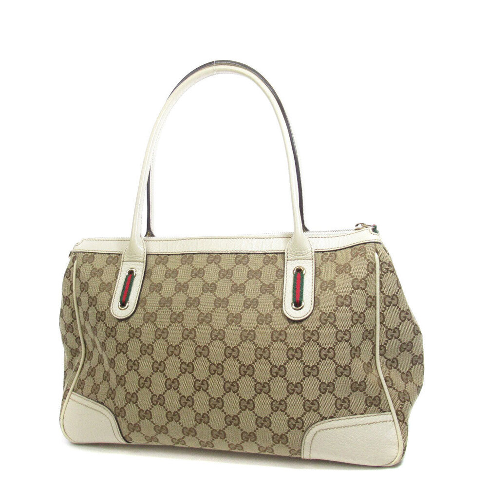 Gucci GG Canvas Princy Tote Bag Brown - Picture 2 of 10